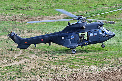 Hélicoptère AS332 SuperPuma ET509 de l'Armée de Terre espagnole (FAMET)