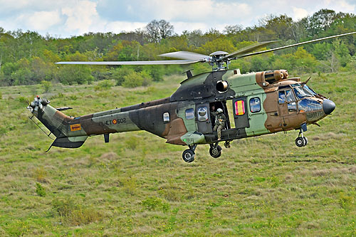 Hélicoptère AS532 Cougar ET602 de l'Armée de Terre espagnole (FAMET)