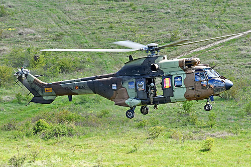 Hélicoptère AS532 Cougar ET602 de l'Armée de Terre espagnole (FAMET)