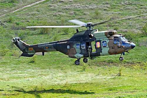 Hélicoptère AS532 Cougar ET602 de l'Armée de Terre espagnole (FAMET)