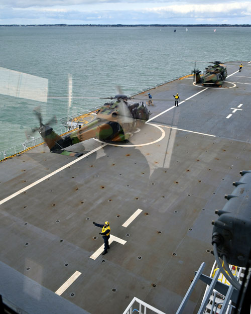 Retour de l'hélicoptère NH90 EBI