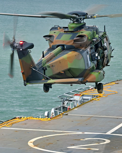 Retour de l'hélicoptère NH90 EAV