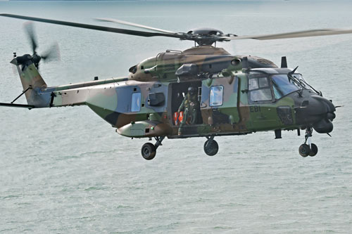 Retour de l'hélicoptère NH90 EBI