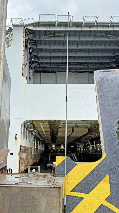 Entrée de l'EDAR dans le radier du PHA