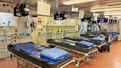 Module hospitalier du PHA, capable d’accueillir des blessés graves