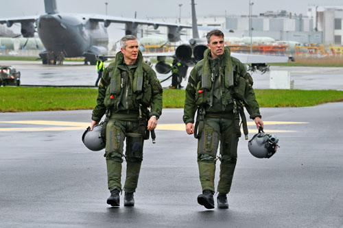 Pilotes des 2 avions Rafale