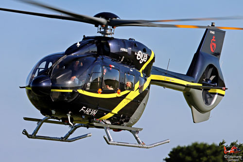 Hélicoptère H145 D3 F-HLVH d'OYA Vendée Hélicoptères