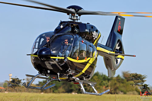 Hélicoptère H145 D3 F-HLVH d'OYA Vendée Hélicoptères