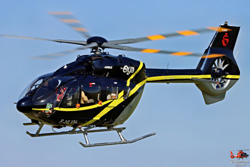 Hélicoptère H145 D3 F-HLVH d'OYA Vendée Hélicoptères