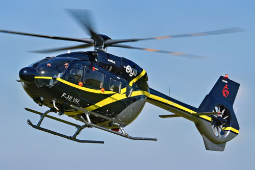 Hélicoptère H145 D3 F-HLVH d'OYA Vendée Hélicoptères