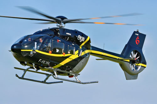 Hélicoptère H145 D3 F-HLVH d'OYA Vendée Hélicoptères