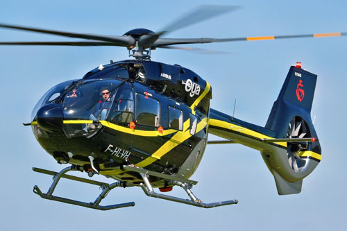 Hélicoptère H145 D3 F-HLVH d'OYA Vendée Hélicoptères