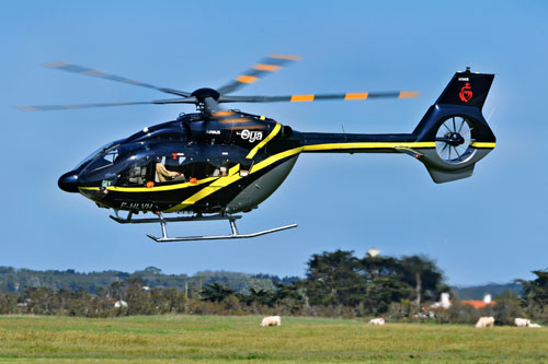 Hélicoptère H145 D3 F-HLVH d'OYA Vendée Hélicoptères