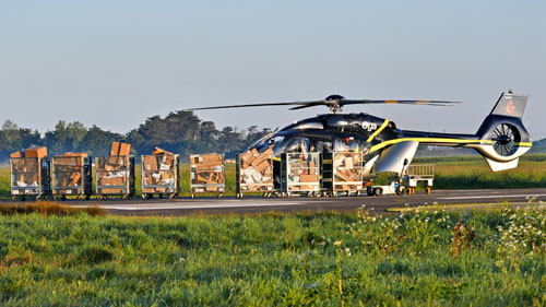 Hélicoptère H145 D3 F-HLVH d'OYA Vendée Hélicoptères