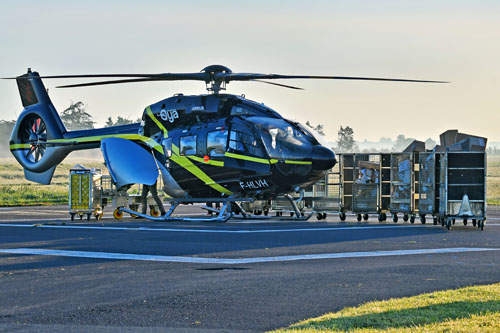 Hélicoptère H145 D3 F-HLVH d'OYA Vendée Hélicoptères