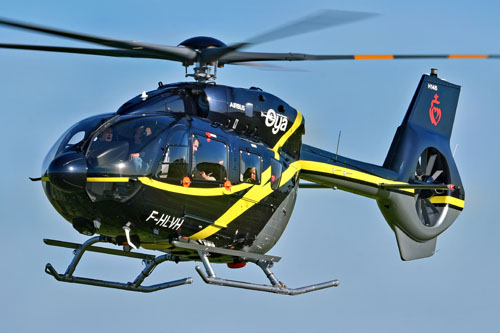 Hélicoptère H145 D3 F-HLVH d'OYA Vendée Hélicoptères