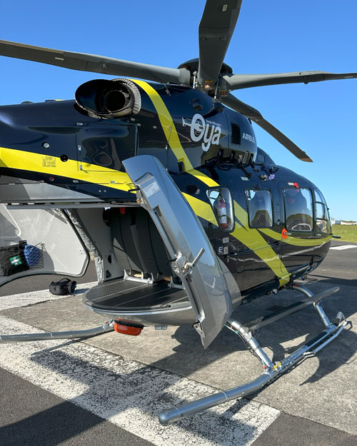 Hélicoptère H145 D3 F-HLVH d'OYA Vendée Hélicoptères