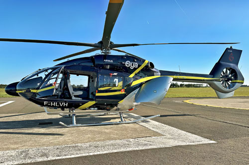 Hélicoptère H145 D3 F-HLVH d'OYA Vendée Hélicoptères