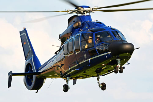 Hélicoptère EC155 Dauphin de la BundesPolizei allemande