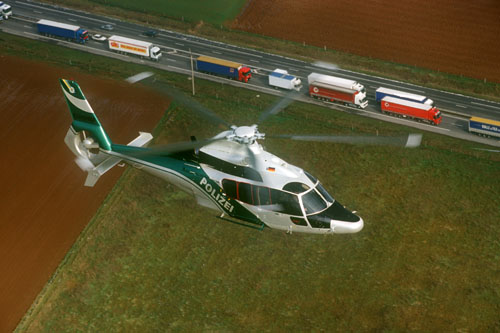 Hélicoptère EC155 Dauphin de la Polizei allemande