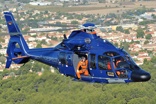 Hélicoptère EC155 Dauphin de la BundesPolizei allemande