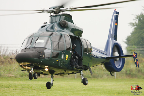 Hélicoptère EC155 Dauphin de la BundesPolizei allemande