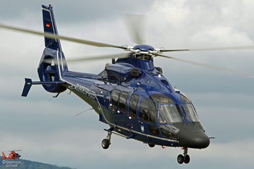 Hélicoptère EC155 Dauphin de la BundesPolizei allemande