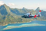 Hélicoptère AS365 N3 Dauphin de la Marine Nationale basé à Tahiti