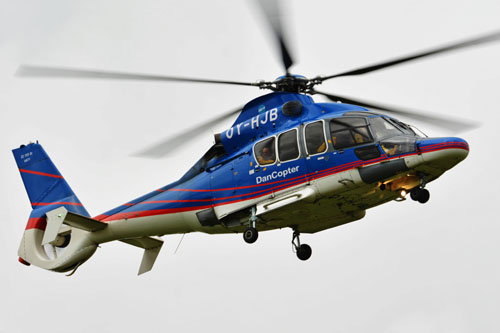 Hélicoptère EC155 OY-HJB de DANCOPTER