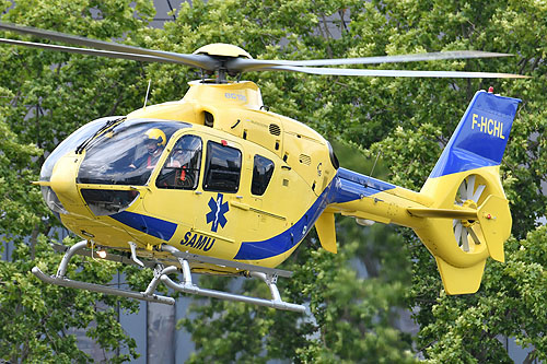 Hélicoptère EC135 F-HCHL du SAMU