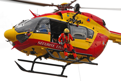 Hélicoptère EC145 Sécurité Civile