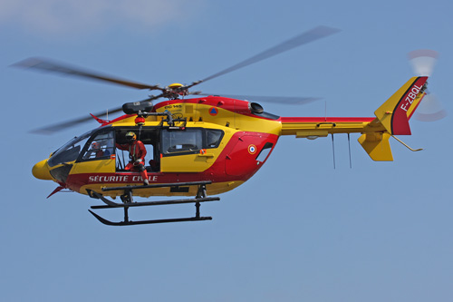 Hélicoptère EC145 Sécurité Civile