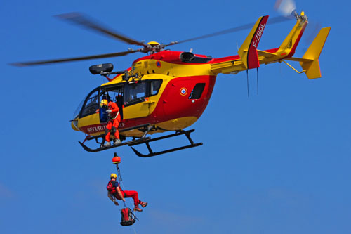 Hélicoptère EC145 Sécurité Civile