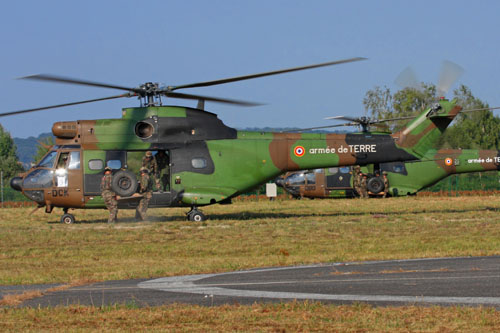 Raid d'artillerie par hélicoptères