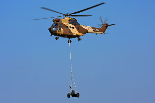 Raid d'artillerie par hélicoptères