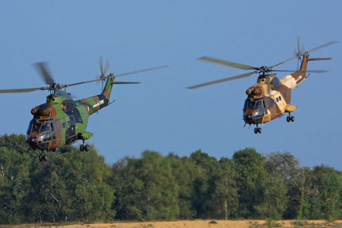 Raid d'artillerie par hélicoptères