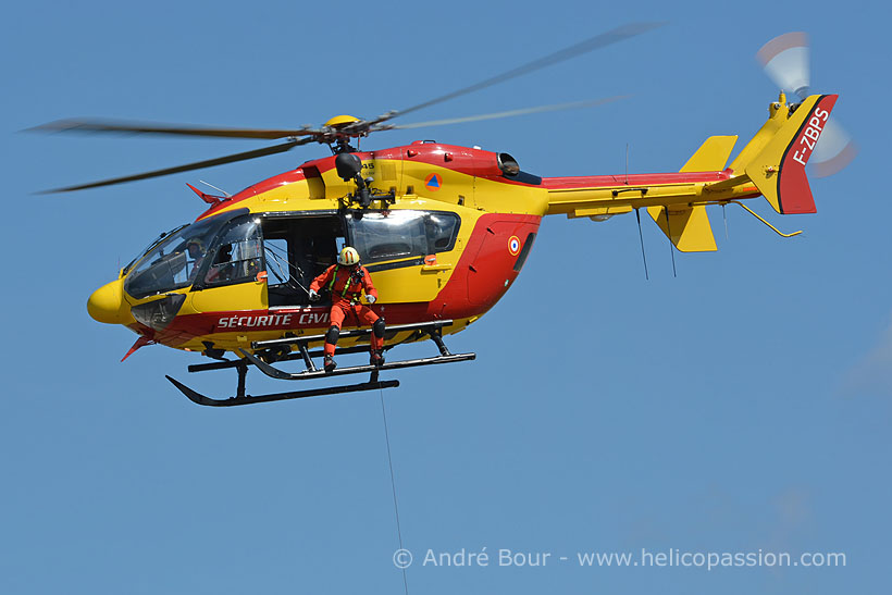 Hélicoptère EC145 Sécurité Civile