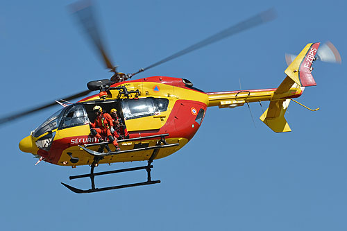 Hélicoptère EC145 Sécurité Civile