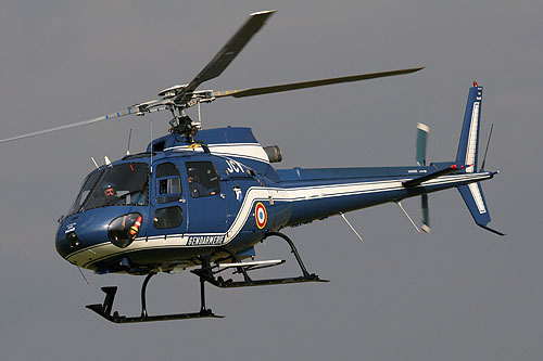 Hélicoptère AS350 Ecureuil Gendarmerie