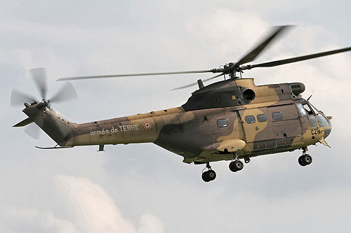 Hélicoptère SA330 Puma ALAT en camouflage désert