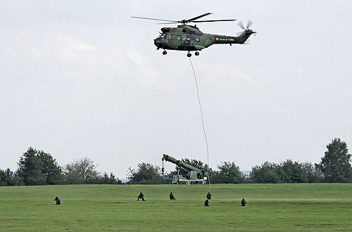 Hélicoptère SA330 Puma ALAT en camouflage Europe