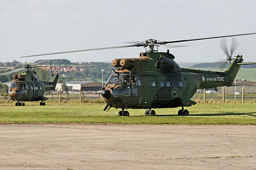 Hélicoptère SA330 Puma ALAT en camouflage Europe