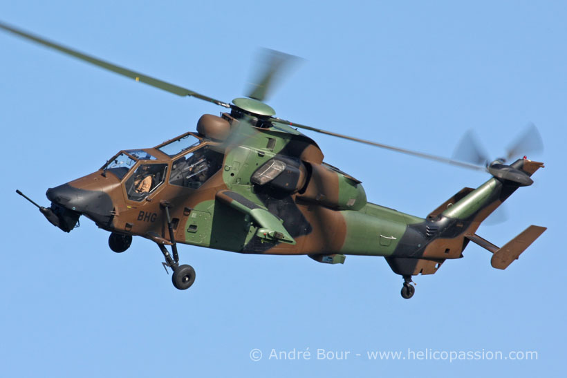 Hélicoptère d'attaque Tigre de l'Aviation Légère de l'Armée de Terre (ALAT)