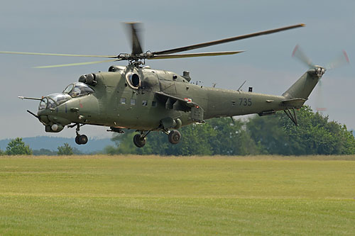 Hélicoptère MI24 Hind Pologne