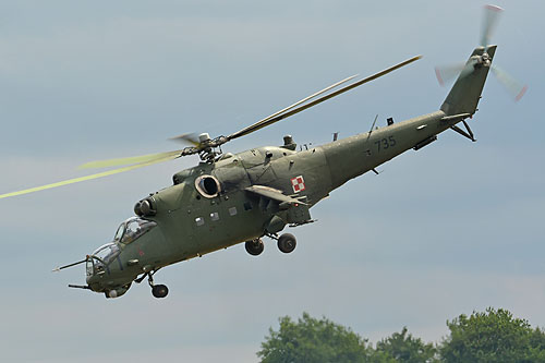 Hélicoptère MI24 Hind Pologne