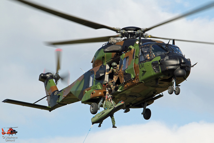 Phalsbourg 2014 Evacuation sanitaire avec un NH90  de l 