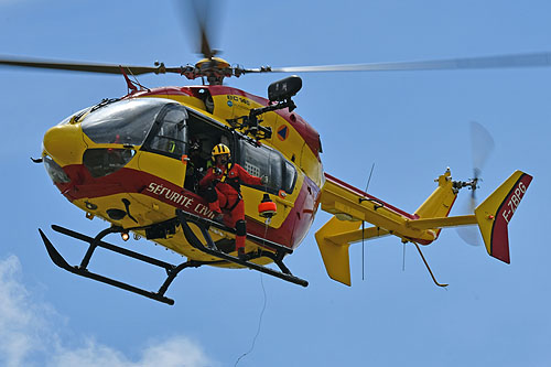 Hélicoptère EC145 de la Sécurité Civile