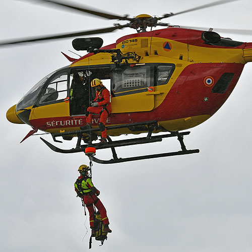 Hélicoptère EC145 de la Sécurité Civile