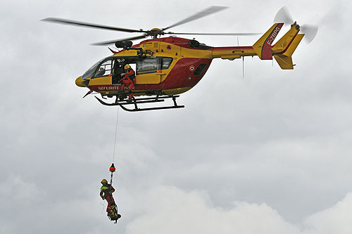 Hélicoptère EC145 de la Sécurité Civile