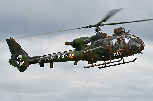 Hélicoptère d'attaque Gazelle HOT de l'ALAT